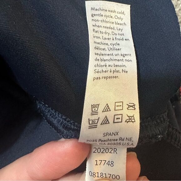 SPANX Women's Navy Blue The Perfect Pant Ankle 4-Pocket Size Medium 20202R - Picture 9 of 16